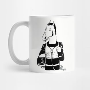 BoShek Horsman B&W Mug